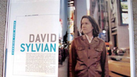 David Sylvian feature in Guitar Player magazine