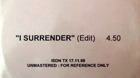 I Surrender (reference, UK)