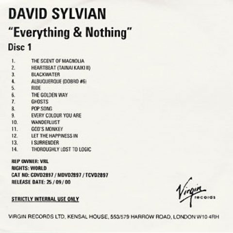 Everything And Nothing (UK advanced)