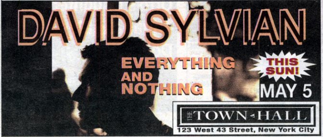 Ad for May 5th 2002 tour