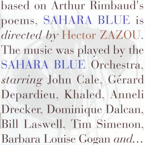 Hector Zazou – Sahara Blue (1st edition)