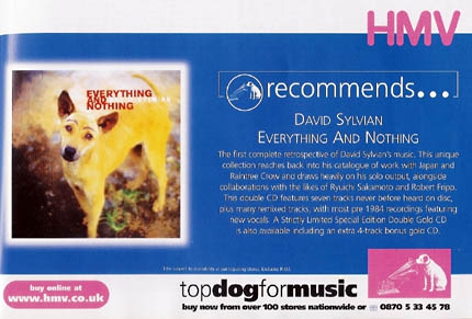 HMV in Uncut November 2000