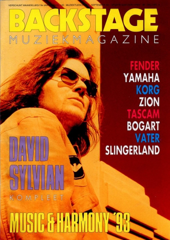 Backstage Muziekmagazine 09-1993 front