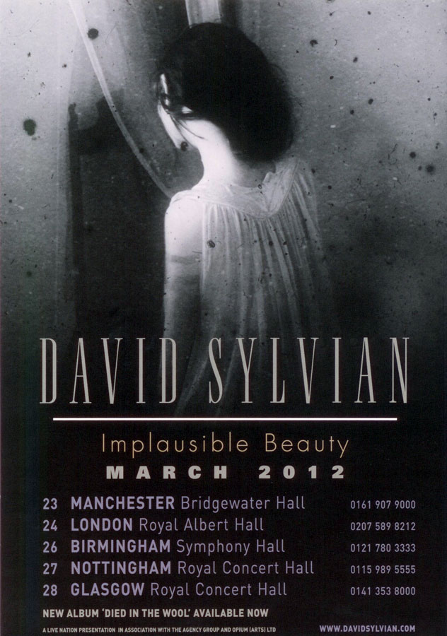 Implausible Beauty UK flyer. Flyer as published in the UK featuring the dates for Scotland and the UK.  Many thanks to Jeremy Cole!