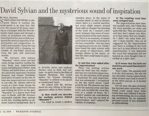 The mysterious sound of inspiration (Wall Street Journal, September 2009)