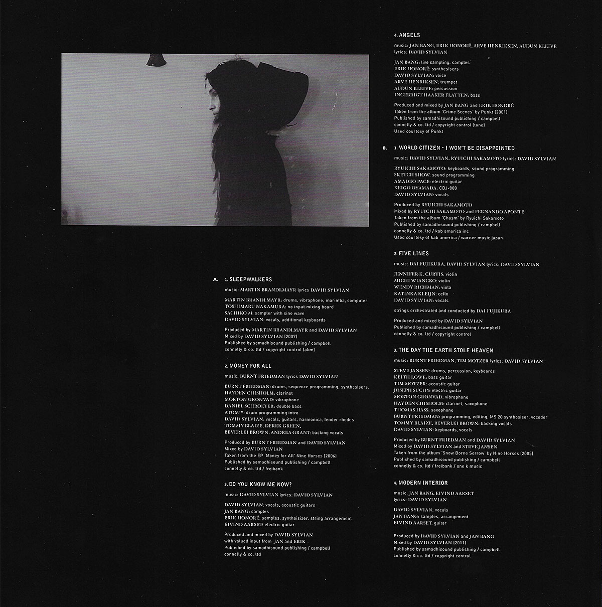 Sleepwalkers (2022, CD & vinyl) - David Sylvian : Expect