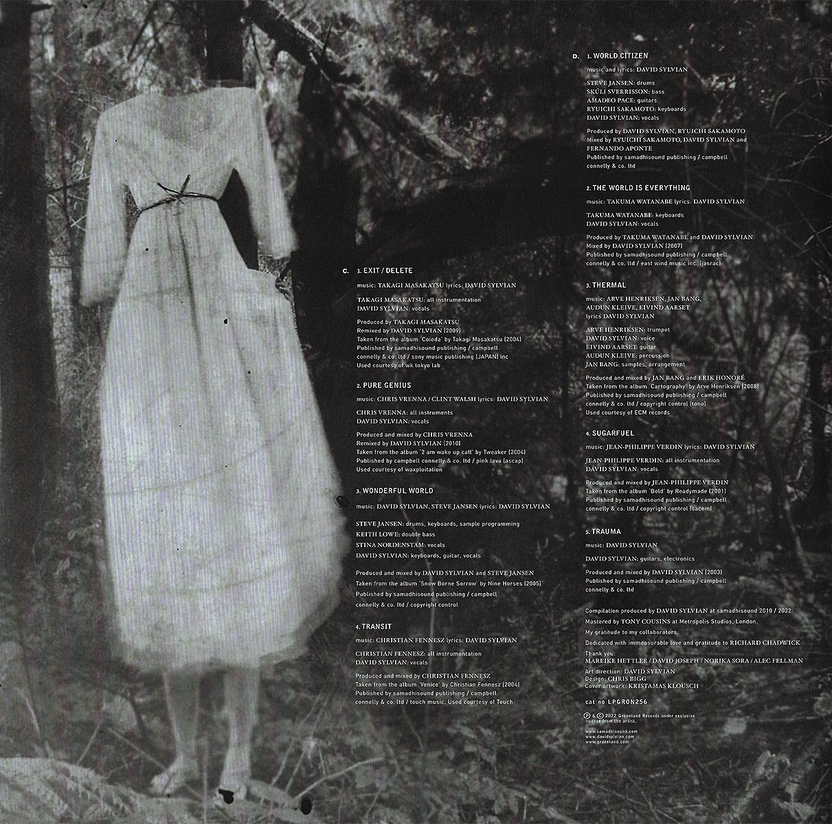 Sleepwalkers (2022, CD & vinyl) - David Sylvian : Expect